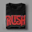 Rush Band Rock Fun Họa Tiết Cổ Điển In Hình Thiết Kế Trung Lập Thời Trang Áo Thun Cotton Nguyên Chất Top