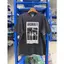 Áo thun ngắn tay in chữ cổ điển cỡ lớn Unisex