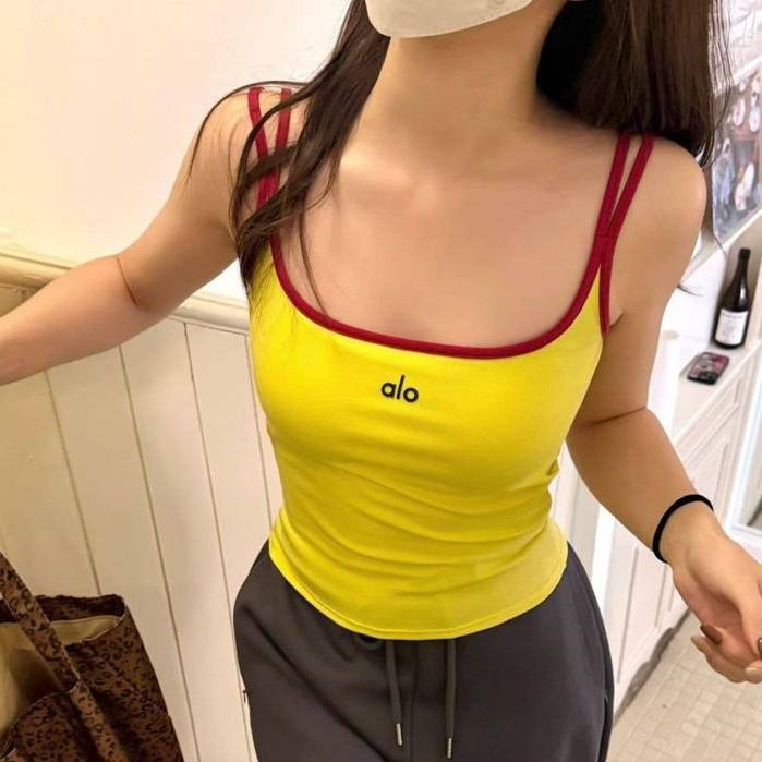 Áo yếm thể thao tập hợp chữ gợi cảm có đệm ngực Áo nữ