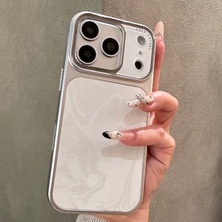 Ốp điện thoại Acrylic họa tiết gợn sóng nước mạ điện cho iPhone 17Promax 13 14 15 16 Pro Max Vỏ điện thoại di động nam nữ chống sốc
