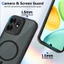 Ốp lưng Honor X6D Vỏ thu hút từ tính màu đen mờ cho vỏ điện thoại Honor X6D 5G