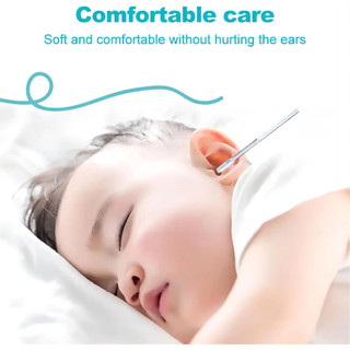 120 Chiếc Dùng Một Lần Silicone EarWax Remover Dính Tai Chọn Dành Cho Trẻ Em Người Lớn Tuổi S / L Ear Cleaner Có Thể Tái Sử Dụng Dính Earpick