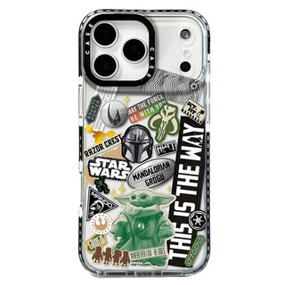 Dành Cho iPhone 17 16 15 14 13 Pro Max Star War Grogu Miếng Dán Dành Cho iPhone 17 TPU Mềm Trong Suốt Chống Sốc