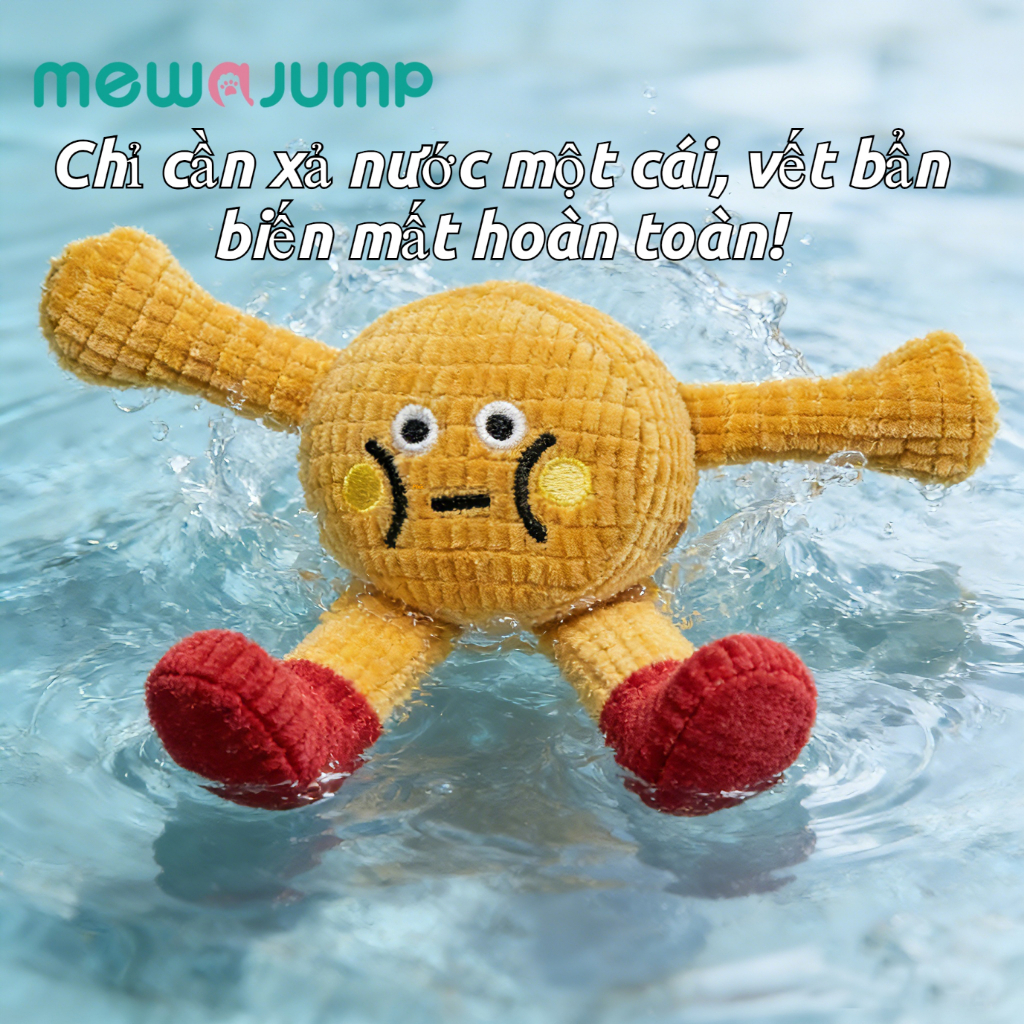 Đồ chơi mèo sang trọng MewaJump có cỏ & âm thanh & giấy nhăn mềm bền bỉ Làm sạch răng chống cắn