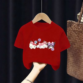 [Giao hàng trong ngày] Áo thun Cotton nguyên chất màu trắng cho trẻ em NASA Áo thun Cotton thoáng khí hoạt hình xu hướng động vật in hình 3-16 tuổi bé trai bé gái tay ngắn thông thường