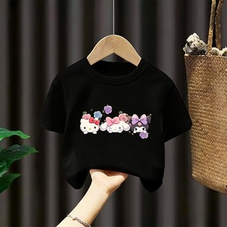 [Giao hàng trong ngày] Áo thun Cotton nguyên chất màu trắng cho trẻ em NASA Áo thun Cotton thoáng khí hoạt hình xu hướng động vật in hình 3-16 tuổi bé trai bé gái tay ngắn thông thường