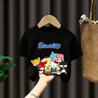 [Giao hàng trong ngày] Áo thun Cotton trắng nguyên chất thoáng khí cho trẻ em NASA Phim hoạt hình xu hướng động vật dễ thương In hình xu hướng 3-16 tuổi Bé trai bé gái tay ngắn thông thường
