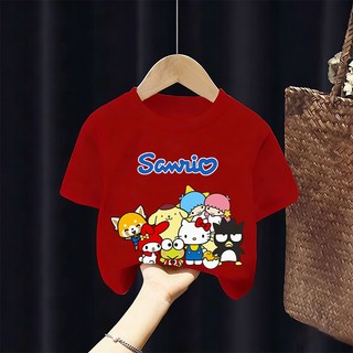 [Giao hàng trong ngày] Áo thun Cotton trắng nguyên chất thoáng khí cho trẻ em NASA Phim hoạt hình xu hướng động vật dễ thương In hình xu hướng 3-16 tuổi Bé trai bé gái tay ngắn thông thường