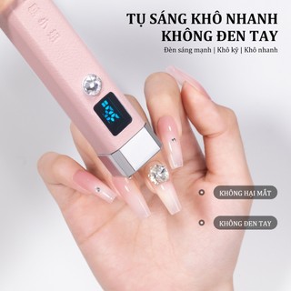 Miss Gooey Đèn làm khô móng cầm tay công suất cao sạc lại được cảm ứng AI chuyên dụng cho nối móng
