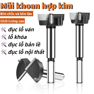 Mũi khoan MAKEMYHOME, Mũi khoan bản lề ba mũi cacbua vonfram, Máy cắt chế biến gỗ hợp kim 12-22mm