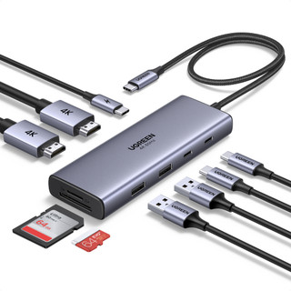 UGREEN HUB 9 trong 1 Dual 4K @ 60Hz Hiển thị Truyền dữ liệu 5Gbps Khả năng tương thích phổ biến