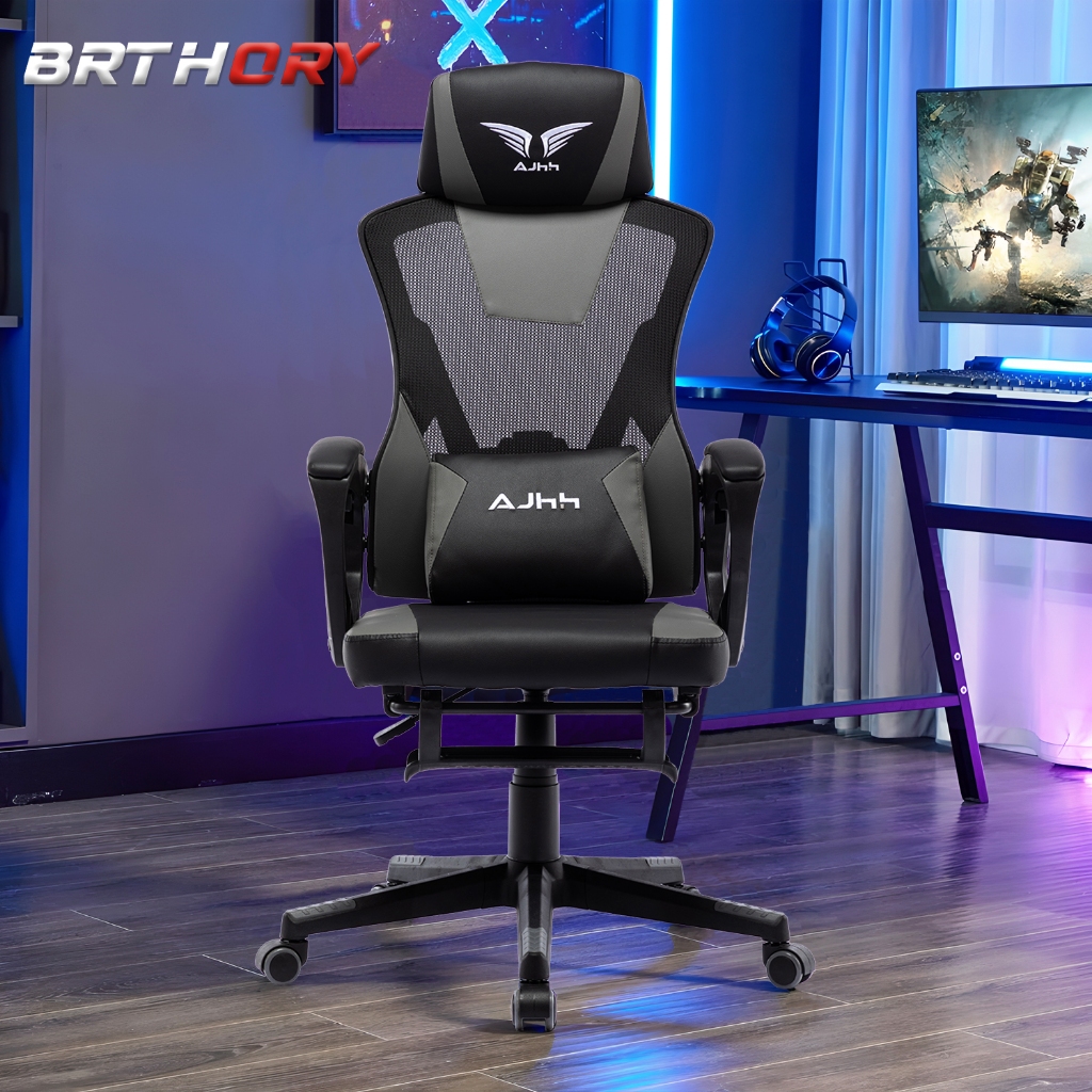 BRTHORY ghế gaming công thái học ghế gameming giá rẻ xoay 360 độ hiện đại Ghế chơi game ngả lưng có chỗ để chân, vận chuyển nhanh | BigBuy360 - bigbuy360.vn