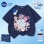 NASA Hợp thời trang Phong cách mới Cotton nguyên chất cho trẻ em Tay ngắn thoải mái Thân thiện với da Họa tiết My Little Pony