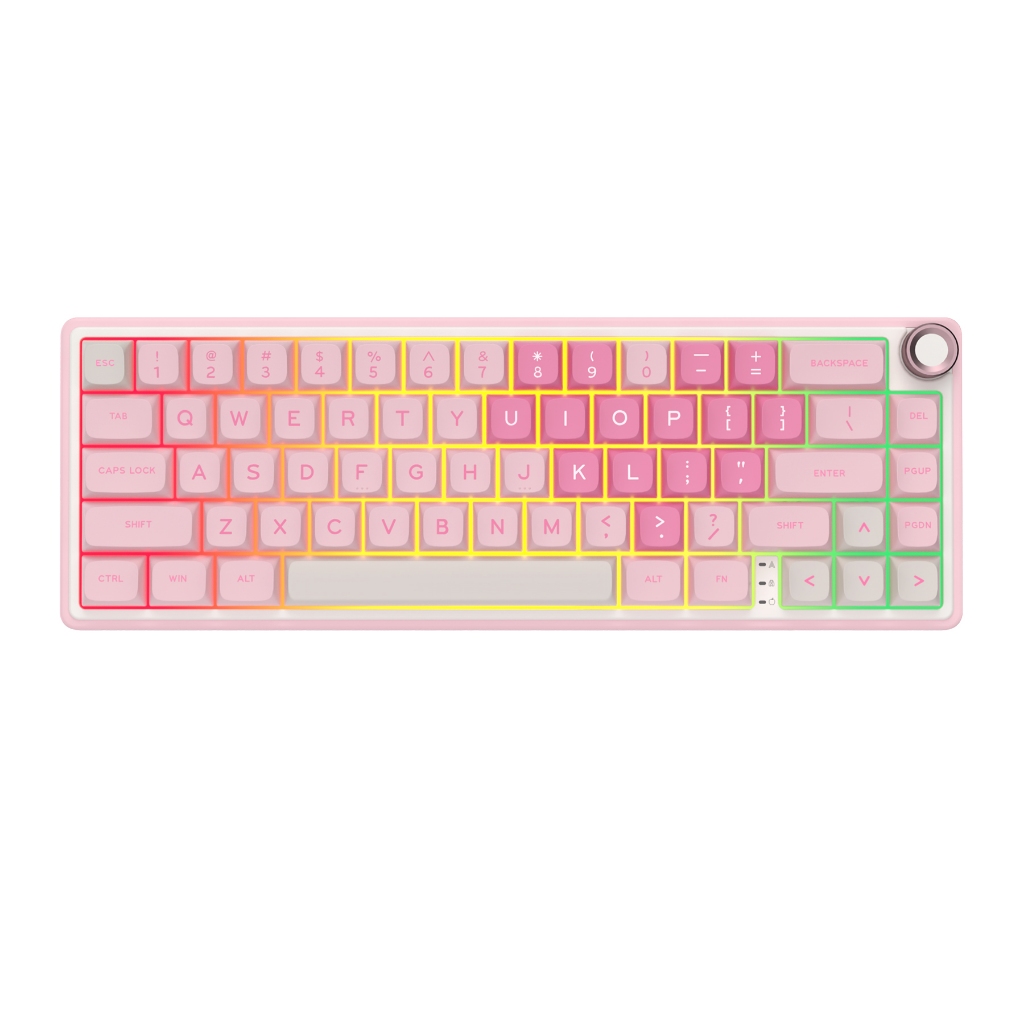 Royal Kludge RK R65 R75 N99 Bàn Phím Cơ RGB Giai Điệu Màu Hồng Có Núm Và Bàn Phím Tai Nghe Bàn Phím Số Combo Bộ | BigBuy360 - bigbuy360.vn
