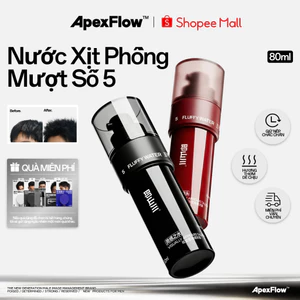 ApexFlow Nước Tạo Phồng Bồng Bềnh Mới - Không Cồn Hương Thơm Độc Quyền, Giữ Nếp Lâu Cho Mọi Loại Tóc