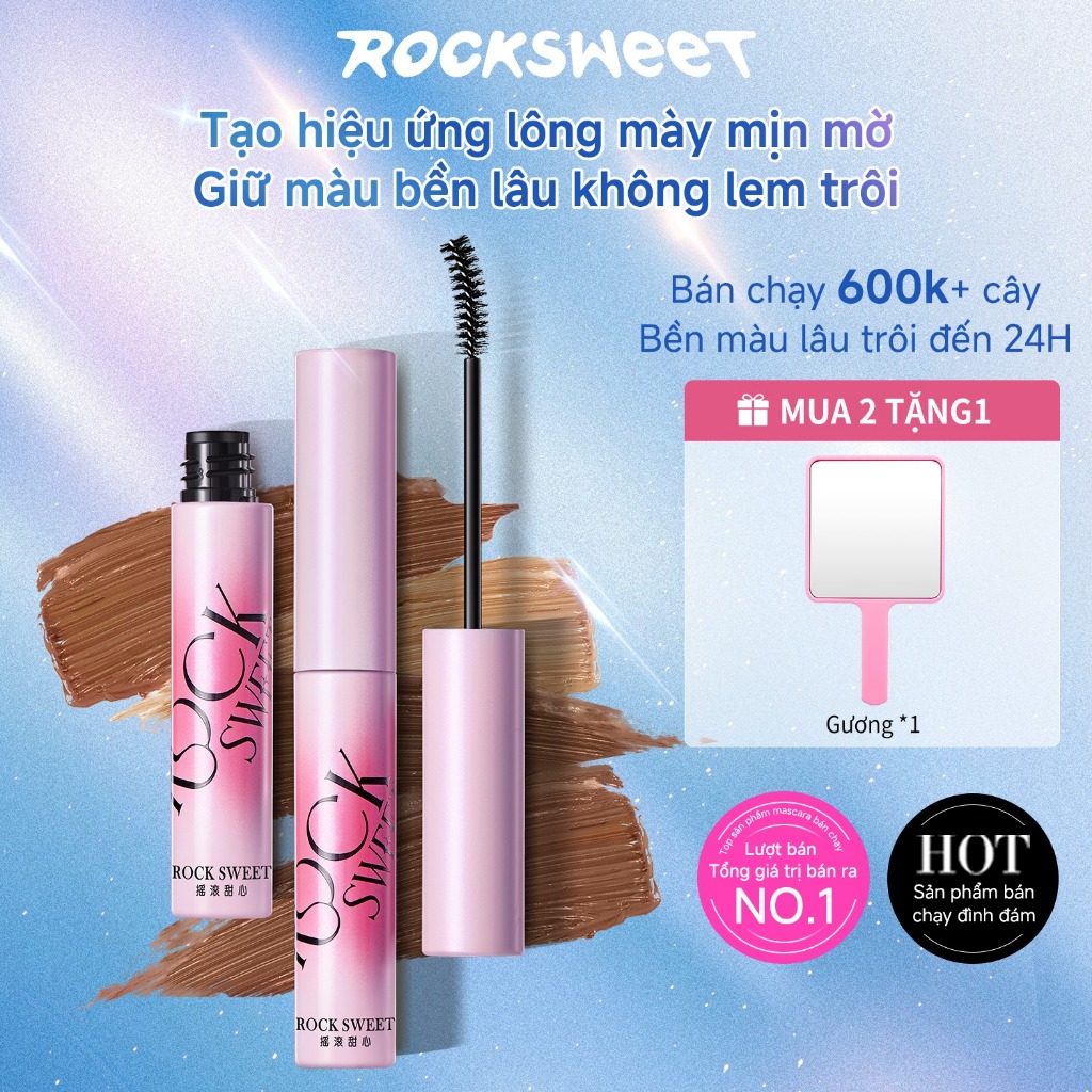 ROCKSWEET RS Nhung mỏng và bền, có lông mày hoang dã, lông mày bền, màu cà phê sữa, chống bẩn