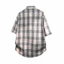 Mới Nam Đen Kiểm Tra Áo Sơ Mi Bỏ Túi Cotton Rời Xanh Tay Ngắn Sọc Áo Sơ Mi Thường Ngày