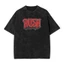 Rush Band rock trung tính thời trang vui nhộn cổ tròn giặt cổ điển cotton nguyên chất in thiết kế áo thun