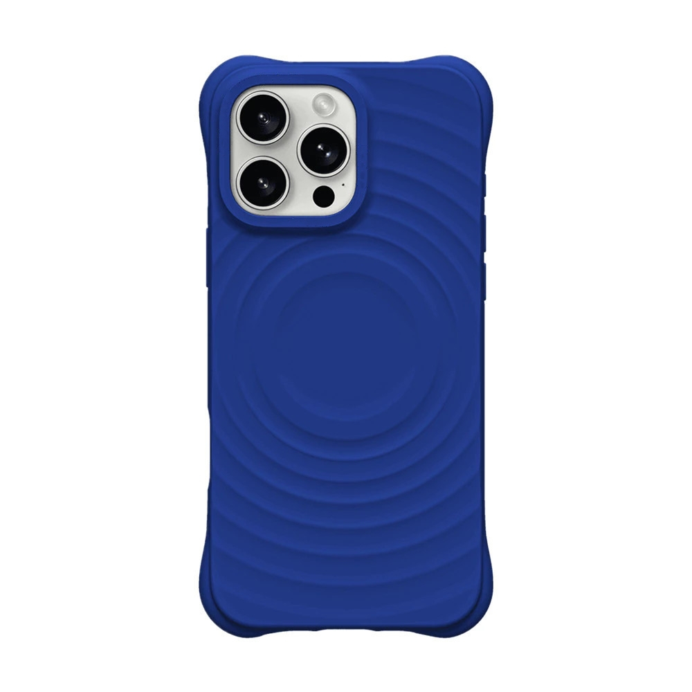 Ốp điện thoại silicon lỏng màu xanh từ tính chất lượng cao cho iPhone 17 Pro Max 16 15 14 13 Pro Max Vỏ bảo vệ chống sốc
