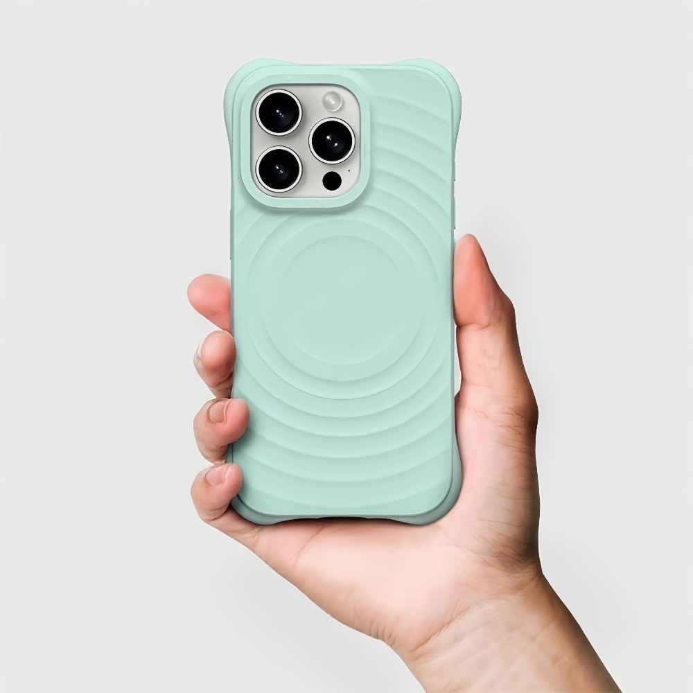 Ốp Điện Thoại Silicon Lỏng Ngọc Núi Xanh Từ Tính Chất Lượng Cao Cho iPhone 17 Pro Max 16 15 14 13 Pro Max Vỏ Bảo Vệ Chống Sốc