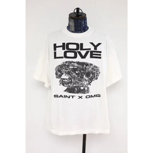 Unisex Oversize Vintage Dạo Phố Đau Khổ Cơ Hình In Hình Áo Thun Tay Ngắn