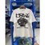 Unisex Oversize Vintage Dạo Phố Đau Khổ Cơ Hình In Hình Áo Thun Tay Ngắn