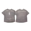 Unisex High Street Vintage Oversize Rửa Đau Khổ Trừu Tượng In Hình Cổ Tròn Áo Thun Tay Ngắn