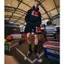 Unisex Dây Rút Co Giãn Eo Vintage Chữ & In Hình Trái Tim Quần Short Rời Thường Ngày