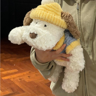 Đồ chơi sang trọng Puppy Ruby Siêu mềm Búp bê chó con dễ thương ngủ với Ragdoll
