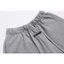 Unisex Loose Fit Chải Logo Nhỏ Dây Rút Eo Co Giãn Quần Short Màu Trơn, Xi Măng Nhẹ Xám, Đen, Đá Màu Xám