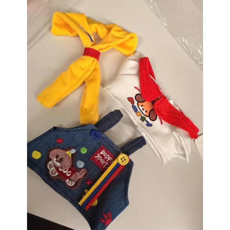 10cm20cm Búp Bê Cotton Công Viên Giải Trí Chó Con Phù Hợp Với Quần Áo Búp Bê Dễ Thương Búp Bê Sao Biển Ăn Mặc
