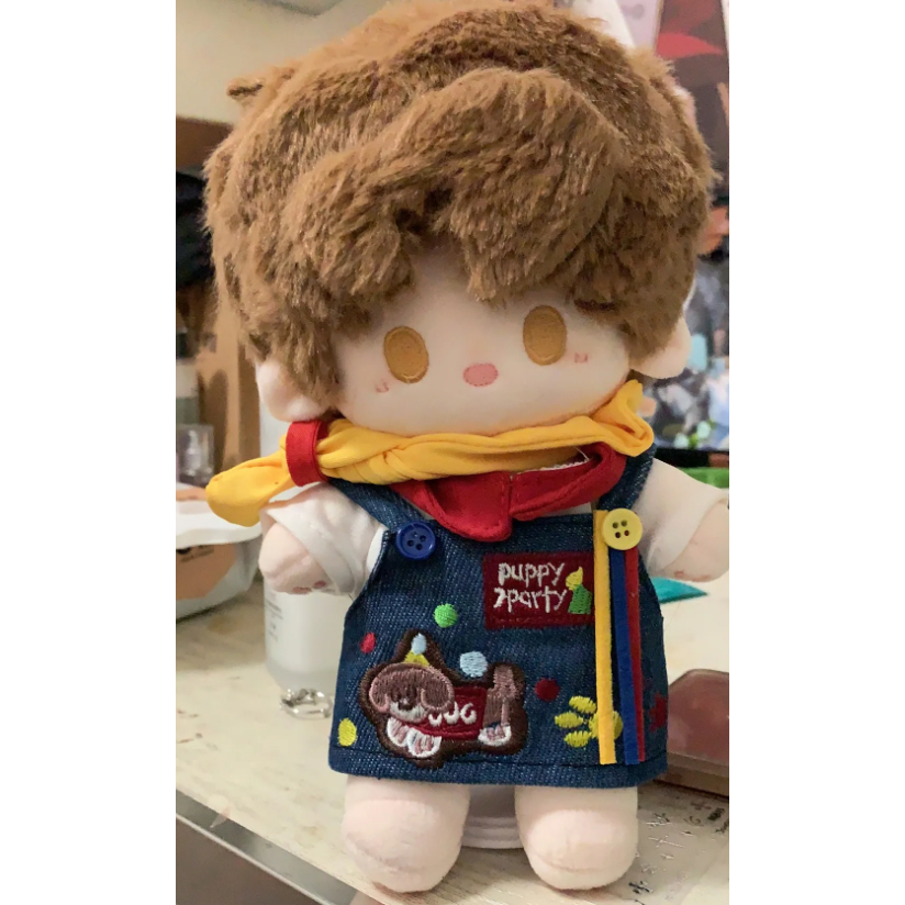 10cm20cm Búp Bê Cotton Công Viên Giải Trí Chó Con Phù Hợp Với Quần Áo Búp Bê Dễ Thương Búp Bê Sao Biển Ăn Mặc