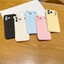 Ốp điện thoại TPU materia họa tiết màu trơn cho iPhone 17 Pro max