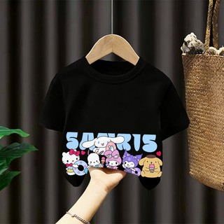 [Giao hàng trong ngày] Áo thun Cotton nguyên chất màu trắng cho trẻ em NASA Áo thun thoáng khí dễ thương dễ thương ngộ nghĩnh hợp thời trang in hình bé trai 3-16 tuổi bé gái tay ngắn thông thường