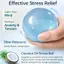ICILY Dầu Dừa Squishy Bóng Căng Thẳng Tăng Chậm Định Hình Trong Suốt Cảm Giác Fidget Đồ Chơi Giảm Lo Âu Giảm Căng Thẳng Bóp Đồ Chơi Cho Trẻ Em Người Lớn