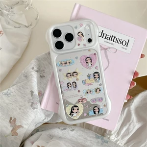 Ốp điện thoại iPhone 17 Pro max Bề mặt gương họa tiết Love Girl