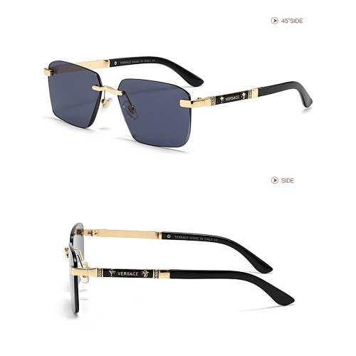 Kính râm Unisex mới không khung Kính râm thông thường hợp thời trang dành cho chuyến đi chơi 3035