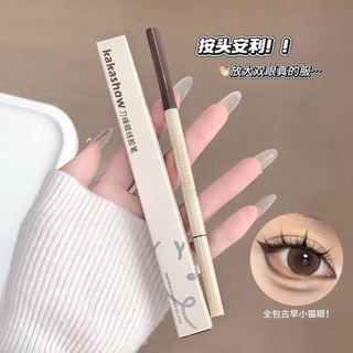 Kakashow Bút kẻ mắt hai đầu Gel Bút chì 2 trong 1 có bàn chải Chống thấm nước Chống nhòe lâu trôi cho Aegyo Sal Lower Lash Line Thân thiện với người mới bắt đầu NO.C680
