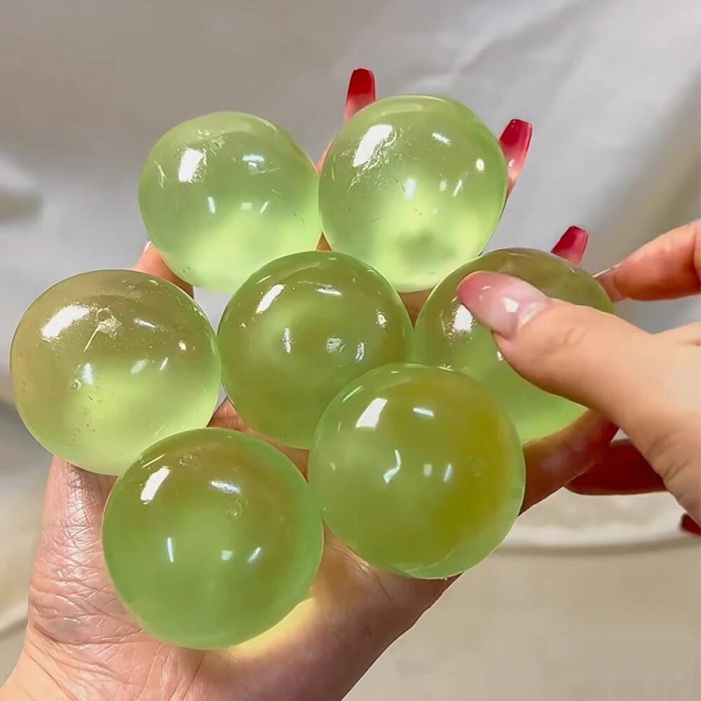 ICILY Dầu Dừa Bóp Bóng Chậm Chống Căng Thẳng Cảm Giác Fidget Đồ Chơi Mô Phỏng Mềm Trong Suốt Maltose Giải Nén Đồ Chơi Làm Mát Thư Giãn Tập Trung Cho Trẻ Em Người Lớn Văn Phòng