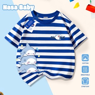Áo thun ngắn tay NASA hoạt hình Cartoon, Cotton thoáng mát, bé trai bé gái - Giao hàng trong 24h