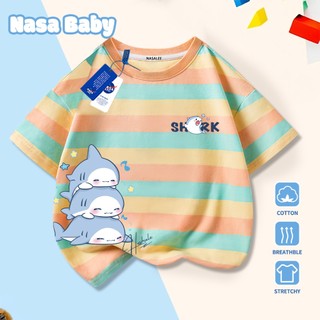 Áo thun ngắn tay NASA hoạt hình Cartoon, Cotton thoáng mát, bé trai bé gái - Giao hàng trong 24h