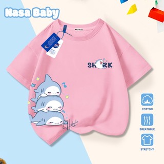 Áo thun ngắn tay NASA hoạt hình Cartoon, Cotton thoáng mát, bé trai bé gái - Giao hàng trong 24h
