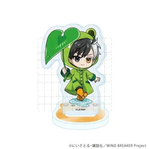 WIND BREAKER Acrylic Chân đế + Móc khóa – Sakura Sugishita Kiryu – Bộ hình & chìa khóa Anime Mini