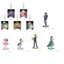 Alne 's Event Log Acrylic Stand Móc Khóa Linrel Emi Anime Hình Standee Móc Khóa Cho Bàn Làm Việc Túi Trang Trí