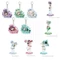 Acrylic Đứng / Móc Khóa Gushing Over Magical Girls Haruka Sayo Kaoruko Anime Hình Standee KeyHolder