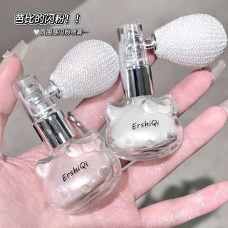 ErshiQi Glitter Highlighter Spray Powder Shimmer Sparkle cho xương đòn cơ thể Mặt Trang điểm lâu trôi Thích hợp cho các bữa tiệc và buổi biểu diễn NO.shanfengaoguangpenfen