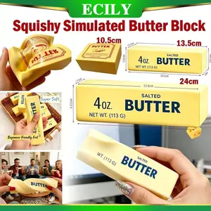 Đồ chơi Squishy Butter Stick, Fidget giác quan phục hồi chậm mềm mại, Đồ chơi bóp giảm căng thẳng cho trẻ em Người lớn, Quà tặng tự kỷ ADHD lo âu