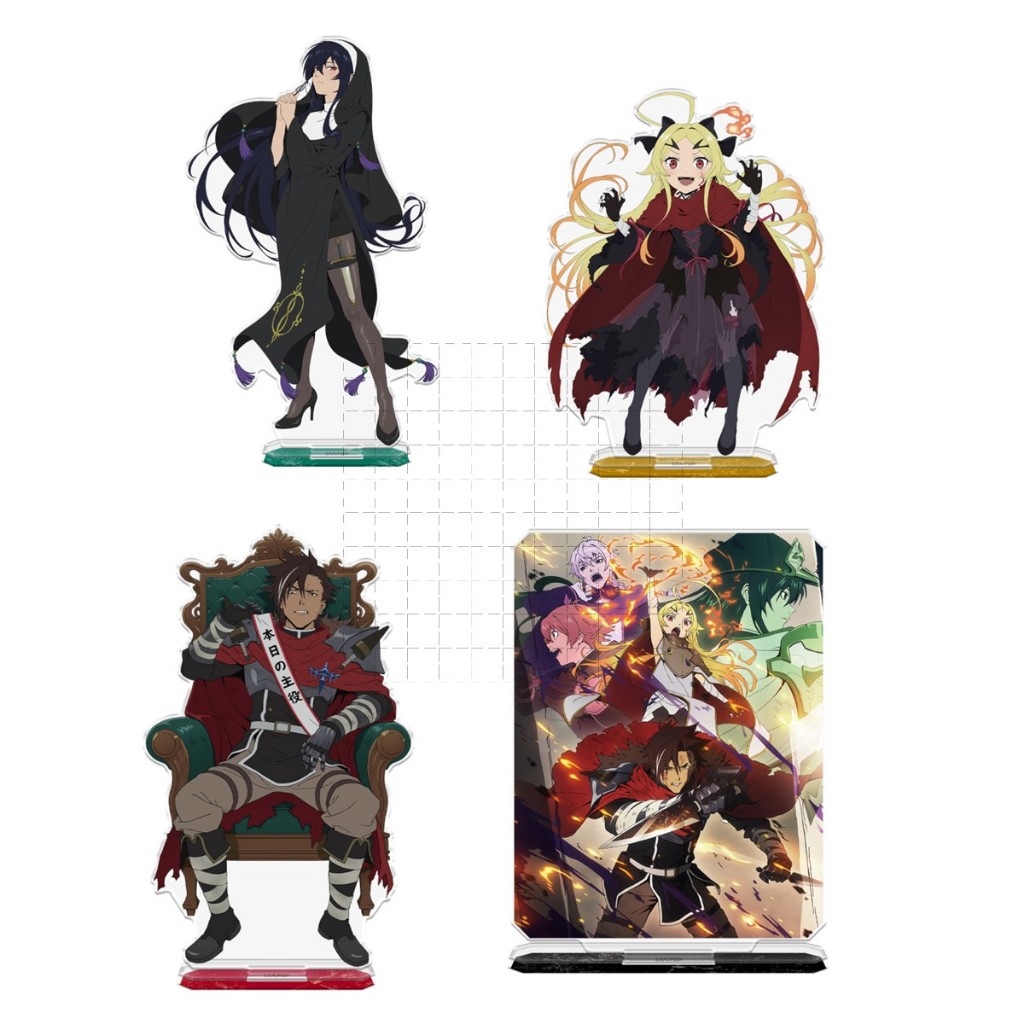 Sentenced to Be a Hero Acrylic Stand – Zylo / Teolitta – Anime Hình Standee để trang trí bàn làm việc & phòng