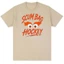 Scud Khúc Côn Cầu Họa Tiết Vui Nhộn In Hình Trung Lập Thời Trang Đường Phố Áo Thun Cotton Top