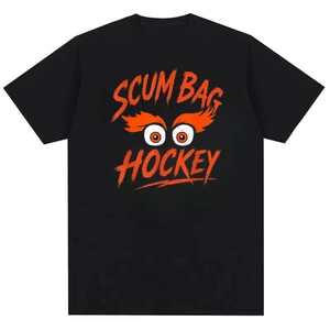 Scud Khúc Côn Cầu Họa Tiết Vui Nhộn In Hình Trung Lập Thời Trang Đường Phố Áo Thun Cotton Top